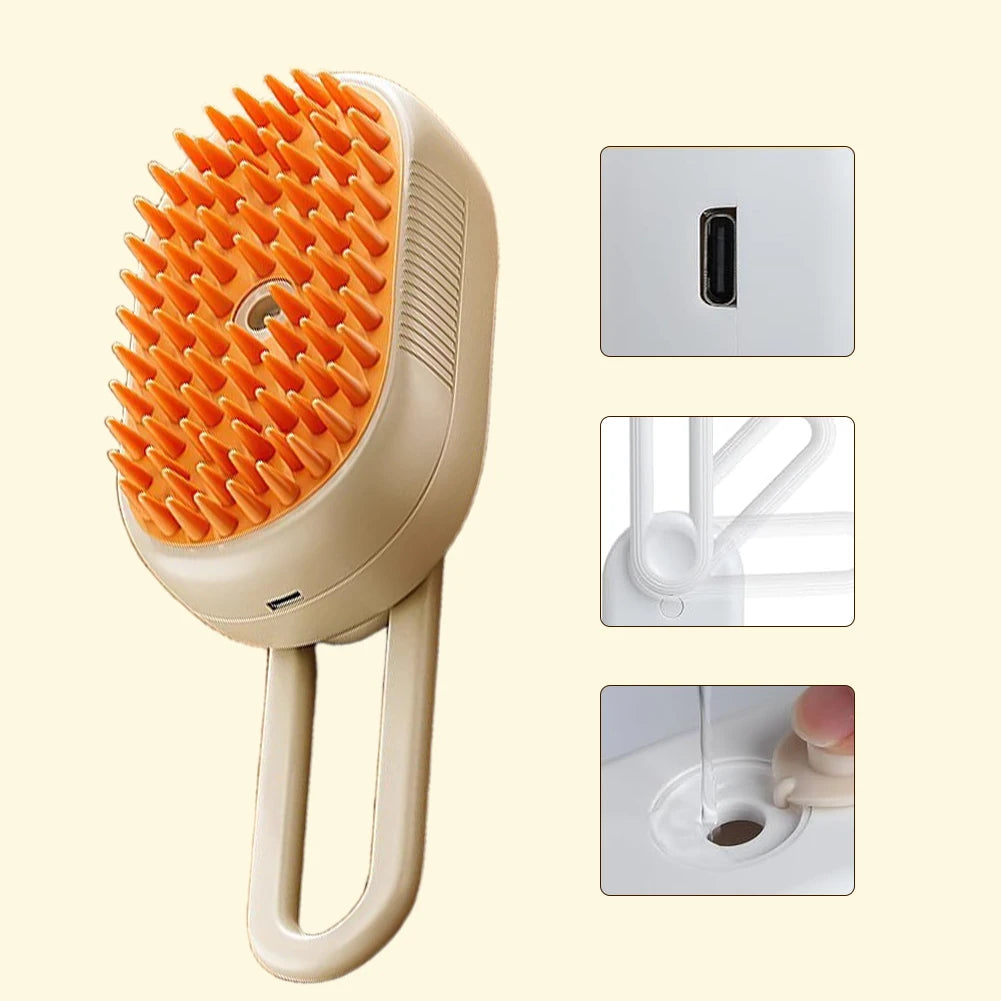 3 in 1 Pet Pamper Brush