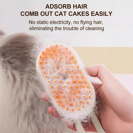 3 in 1 Pet Pamper Brush White