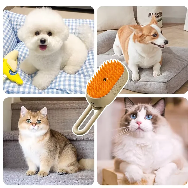 3 in 1 Pet Pamper Brush